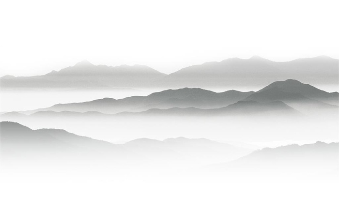 水墨山图片