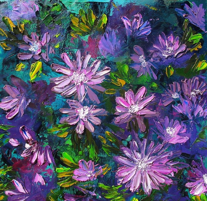 手绘 花卉 艺术 水彩 油画图片