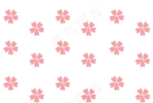 手绘樱花节底纹素材图片