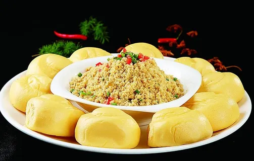 粗粮窝窝头炒豆渣图片 粗粮窝窝头炒豆渣图片