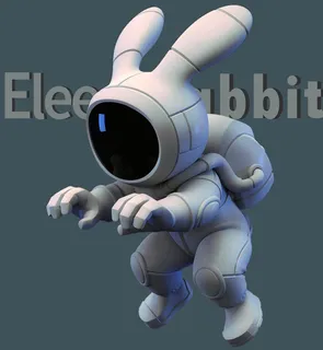 太空兔 T恤 裁片图片