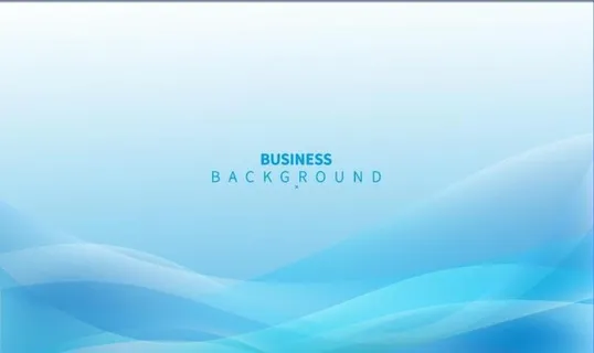 浅蓝色波浪商务背景图片