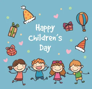 儿童节插画图片