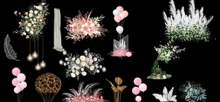 婚礼花艺素材图片