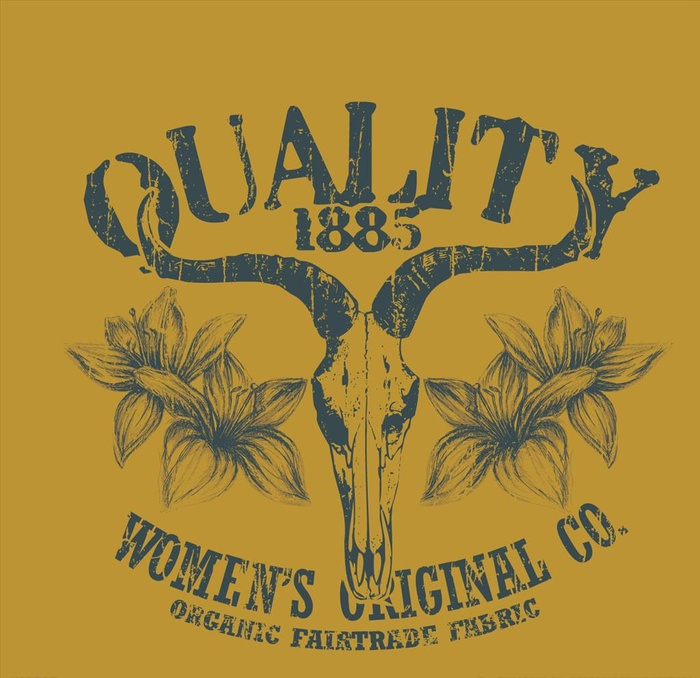 牛头骨印花图片