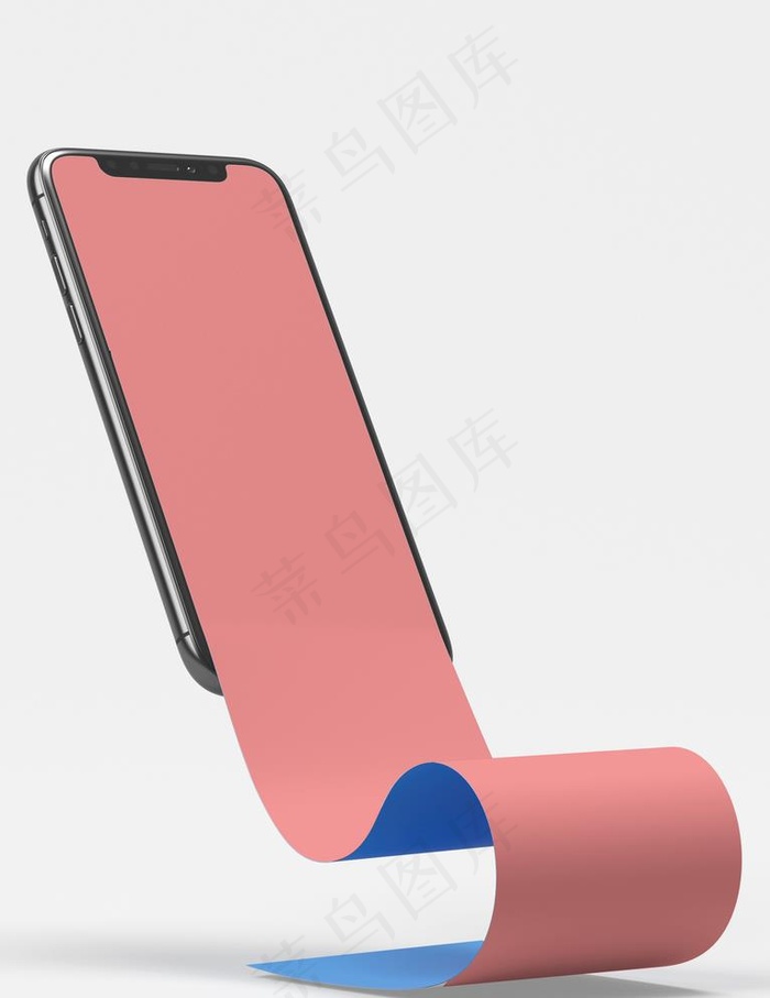 手机卷轴样机图片