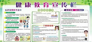 健康教育宣传栏图片