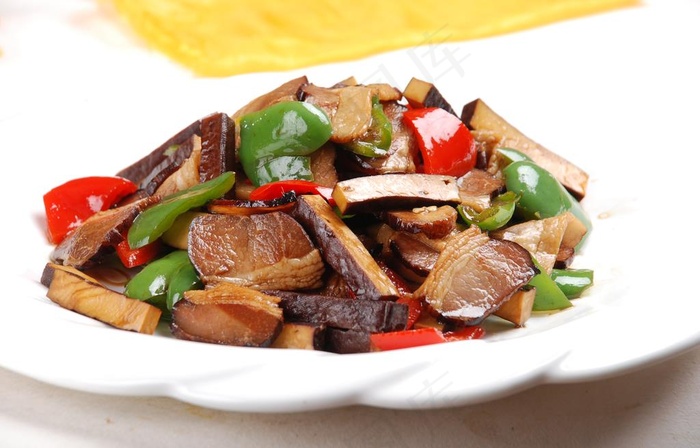 香干炒腊肉图片