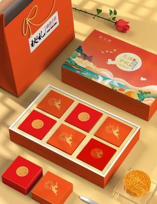 中秋礼盒效果图图片