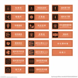 人防标识牌图片 人防标识牌图片