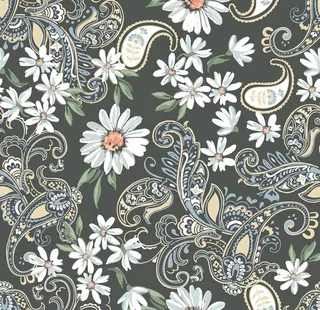 腰果花 数码印花图片