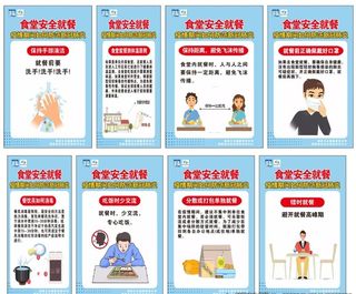 学校,食堂,就餐,宣传,,设计,广告设计,