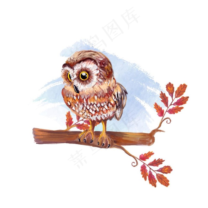 水彩手绘插图图片