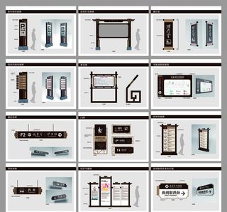 中医院标识导视图片