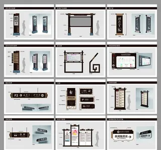 中医院标识导视图片