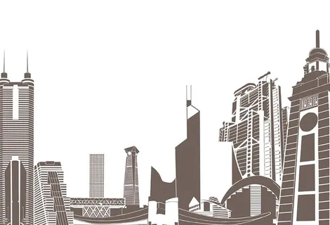 矢量城市高楼大厦图片 矢量城市高楼大厦图片
