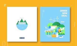 环保新能源插画图片