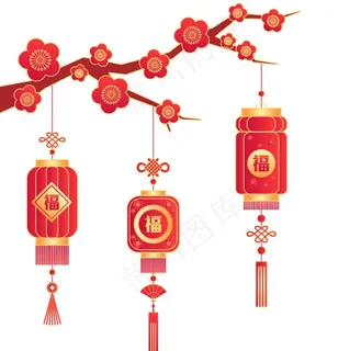 梅花灯笼图片 梅花灯笼图片
