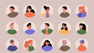 扁平化人物图片