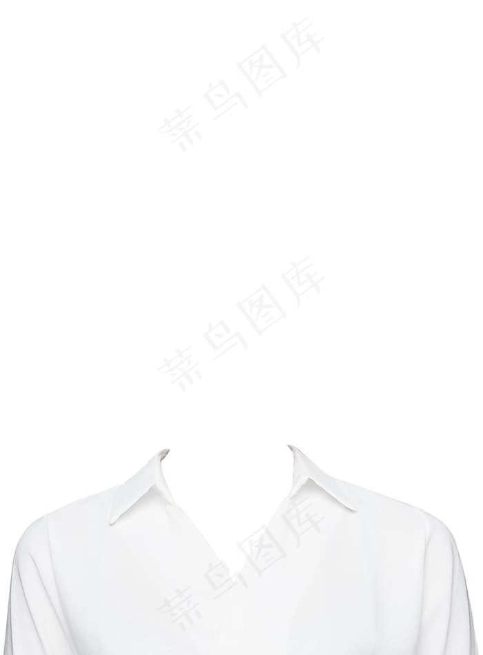 证件照女士服装图片psd模版下载
