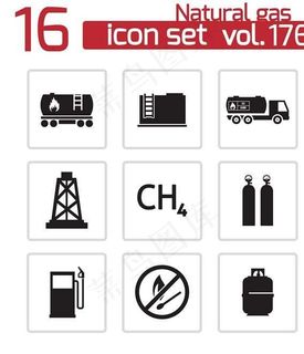 加油站图标图片