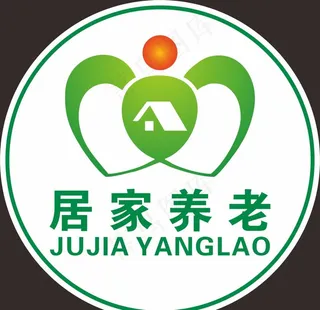 居家养老标志图片