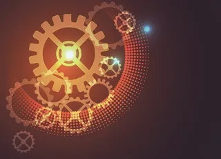 齿轮科技矢量背景图图片