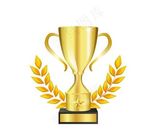 金色奖杯图片