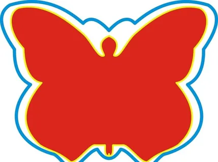 卡通蝴蝶造型图片