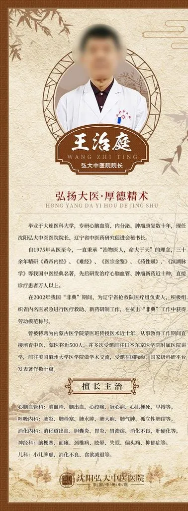 中医医生介绍图片psd模版下载