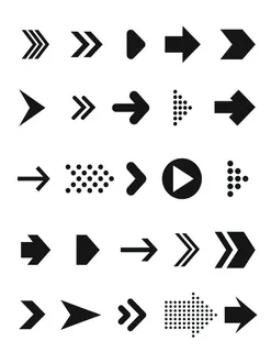 简洁大方箭头元素图片