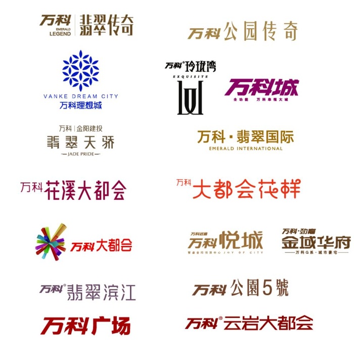 贵阳万科项目与公司logo合集图片