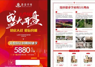 开盘DM单页图片