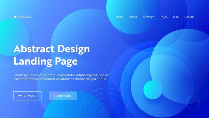 抽象流体线条KV背景   图片