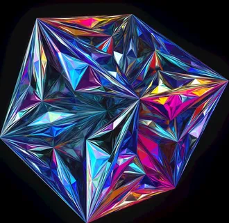 七彩镭射反光酷炫背景图片