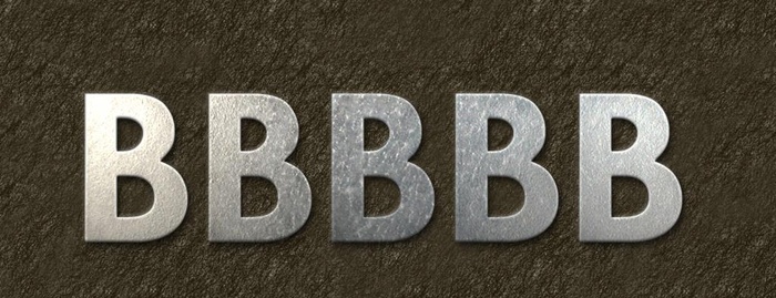 银色特效字 图片