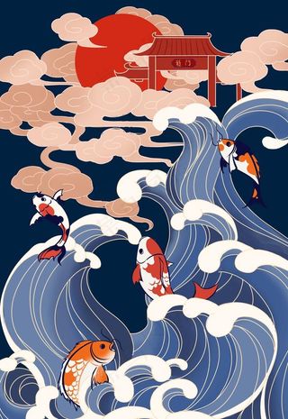 中国风插画图片