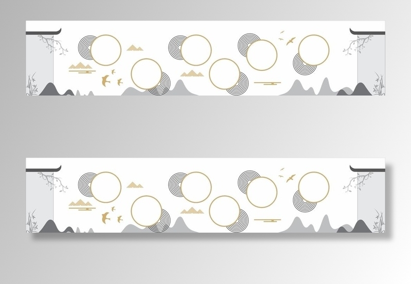 古风文化墙图片