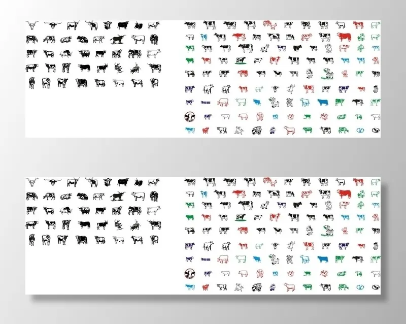 牛矢量图图片cdr矢量模版下载