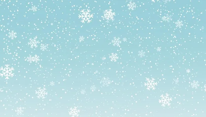 冬季雪花背景图片