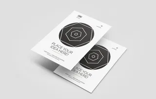 宣传单样机图片