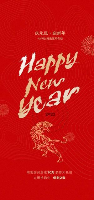 虎年新春国潮插画    图片