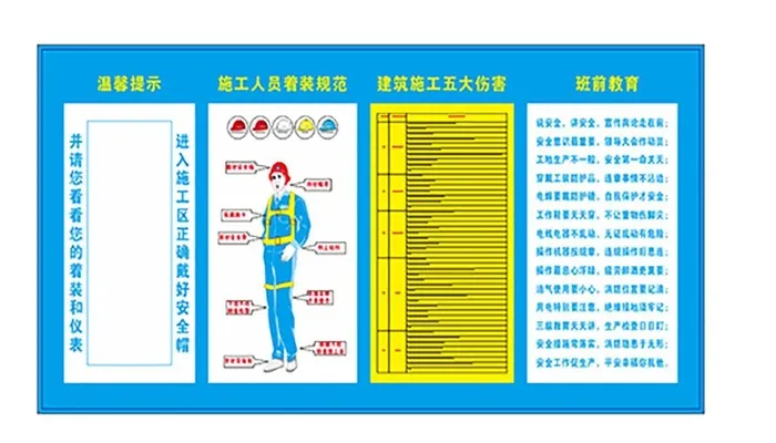 施工员着装规范图片cdr矢量模版下载
