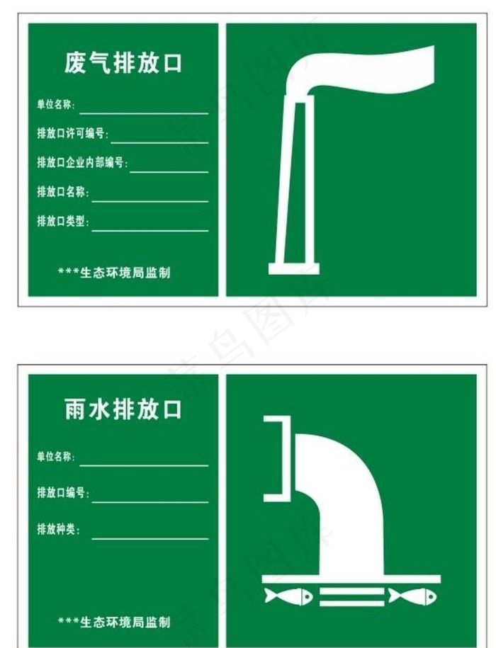 危险废物标识 危险废物标牌图片cdr矢量模版下载