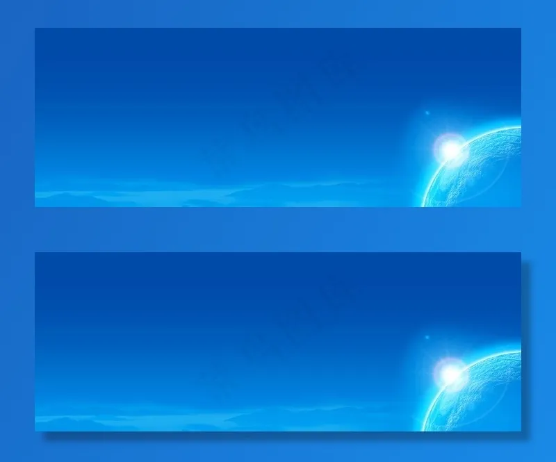 蓝色背景图片(9000x3600)psd模版下载