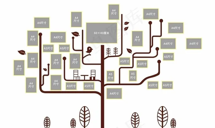 照片墙 文化墙矢量图片cdr矢量模版下载