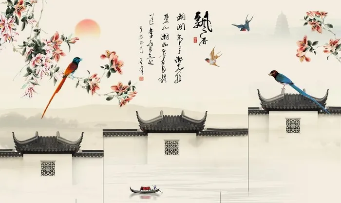 宁静致远徽派建筑图片