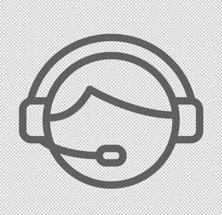 客服图标免抠素材图片