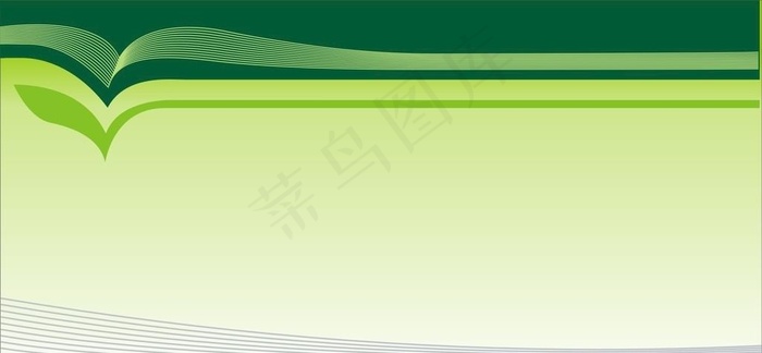 绿色展板图片cdr矢量模版下载