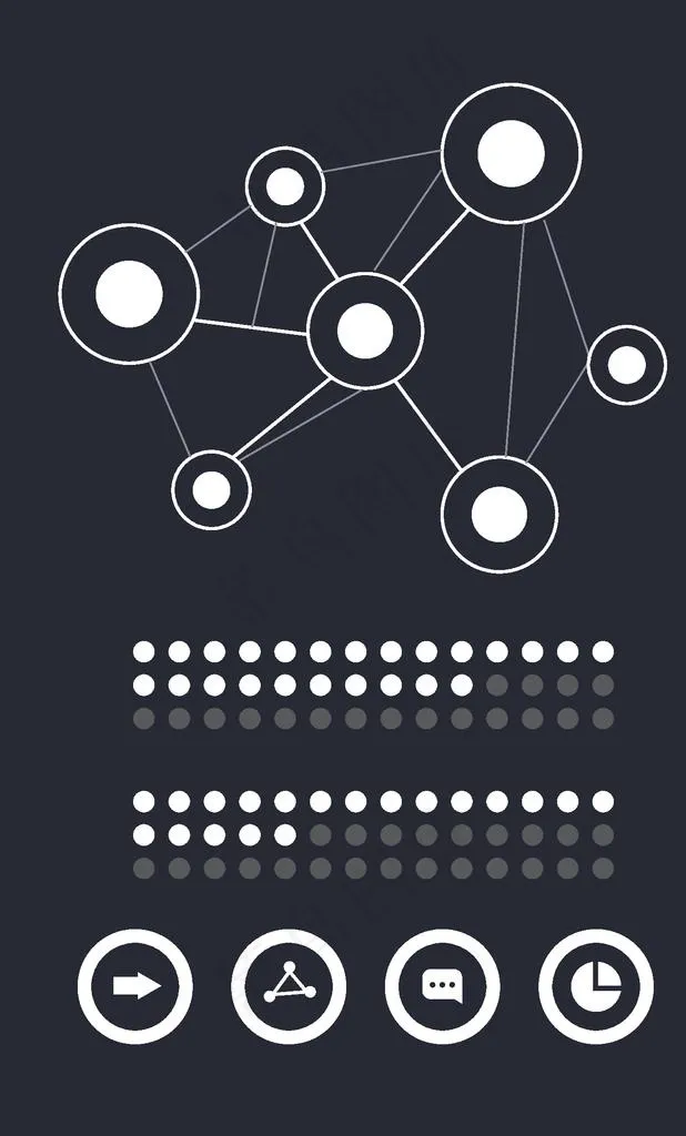 数据信息图表图片eps,ai矢量模版下载